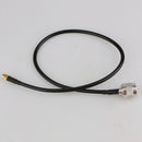 90mm / 0.29inch RF Pigtail Cable SMA Male to BNC Male Adapter Connector