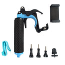 Trigger Shutter Floating Buoyancy Selfie Stick for Gopro SJCAM Sports Camera blue