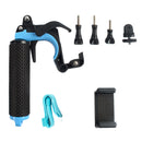 Trigger Shutter Floating Buoyancy Selfie Stick for Gopro SJCAM Sports Camera blue