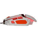 4000 DPI 7 Buttons LED USB Optical Wired Gaming Mouse for Pro Gamer White