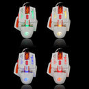4000 DPI 7 Buttons LED USB Optical Wired Gaming Mouse for Pro Gamer White