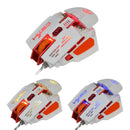 4000 DPI 7 Buttons LED USB Optical Wired Gaming Mouse for Pro Gamer White