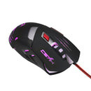 Wired Gaming Mouse 3200 DPI LED Optical USB Gamer Computer Mice Cable Light Black+Silver