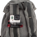 20kg Loading Hanging Waist Belt Buckle Clip Mount Camera Clamp Adapter for GoPro Hero 4 3 Red