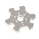 M4 Aluminum Fisheye Effector Hammock Plate Mount 4mm for 3D Printer