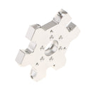 M4 Aluminum Fisheye Effector Hammock Plate Mount 4mm for 3D Printer