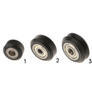 3D Printer Small Flat Type Plastic Pulley Concave Idler Gear with Bearing