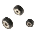 3D Printer Small Flat Type Plastic Pulley Concave Idler Gear with Bearing