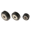 3D Printer Small Flat Type Plastic Pulley Concave Idler Gear with Bearing