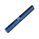 900DPI Handheld Portable JPG PDF Document Scanner with LCD Display Blue