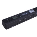900DPI Handheld Portable JPG PDF Document Scanner with LCD Display Black