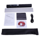 900DPI Handheld Portable JPG PDF Document Scanner with LCD Display Black