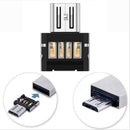 Portable Mini OTG Adapter Converter For USB Card Reader Android Phone Tablet Red