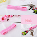 Keychain USB Charger Sync Data Cable for Samsung Galaxy S7/S7 Edge Laptop PC Pink