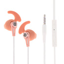 HiFi Wired Earphones Earbuds w/ Microphone for iphone For Running Cycling Pink