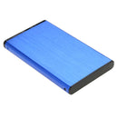2.5'' USB 2.0 SSD HDD Enclosure Case 6Gbps SATA Mobile Disk Box Case for PC Computer Blue