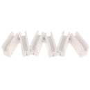 Multifunctional 6-Devices Organizer Stand Holder for Tablets Phone E-readers White