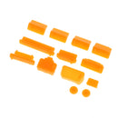 Universal 13pcs Silicone Anti Dust Plug Ports Cover Set For Laptop Notebook Orange