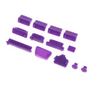Universal 13pcs Silicone Anti Dust Plug Ports Cover Set For Laptop Notebook Purple