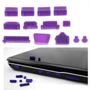 Universal 13pcs Silicone Anti Dust Plug Ports Cover Set For Laptop Notebook Purple