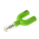 3.5mm Stereo Splitter Audio to Mic Headset Jack Plug Adapter for Smartphone Green