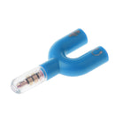 3.5mm Stereo Splitter Audio to Mic Headset Jack Plug Adapter for Smartphone Blue