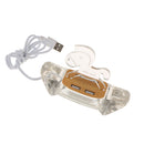 4-Port Powered Desktop USB Hub with LED Light Indicator for Laptop Computer