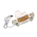 4-Port Powered Desktop USB Hub with LED Light Indicator for Laptop Computer