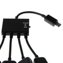 4 in 1 Micro USB Hub Male to Female Three USB 2.0 Host OTG Adapter Cable