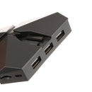 3 Ports USB 3.0 Card Reader Colorful LED Splitter HUB for Gaming Mouse Lines