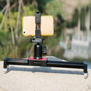 16.53" Camera Track Dolly Slider Rail System for Stabilizing Photograph Movie Film Video Making DSLR Camera