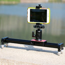 16.53" Camera Track Dolly Slider Rail System for Stabilizing Photograph Movie Film Video Making DSLR Camera