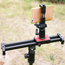 16.53" Camera Track Dolly Slider Rail System for Stabilizing Photograph Movie Film Video Making DSLR Camera