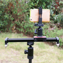 16.53" Camera Track Dolly Slider Rail System for Stabilizing Photograph Movie Film Video Making DSLR Camera