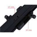 16.53" Camera Track Dolly Slider Rail System for Stabilizing Photograph Movie Film Video Making DSLR Camera