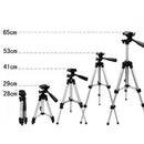 Extendable Flexible Portable Aluminum Tripod Stand for Canon Nikon Camera