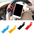Universal Car Steering Wheel Clip Mount Cradle Holder Stand for Cell Phone Red