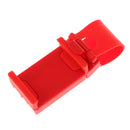 Universal Car Steering Wheel Clip Mount Cradle Holder Stand for Cell Phone Red