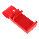 Universal Car Steering Wheel Clip Mount Cradle Holder Stand for Cell Phone Red