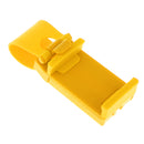Mobile Phone GPS Holder Mount Clip Buckle Socket on Car Steering Wheel Yellow