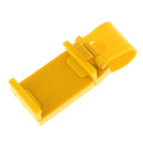 Mobile Phone GPS Holder Mount Clip Buckle Socket on Car Steering Wheel Yellow