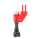 90 Degree Angle Adjustment Arm + Long Screw for Gopro Hero 2/3/3+/4/5 red