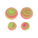 Skidproof Pad Silicone Mini Heart Reduction Stand Cooling Balls for all Laptop Notebook Green