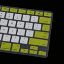 Wireless Waterproof Keyboard Cover Skin for Macbook Air Pro Retina 13 15 17'' Green