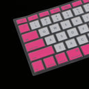 Wireless Waterproof Keyboard Cover Skin for Macbook Air Pro Retina 13 15 17'' Rose