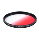 Ultra Thin Graduated Neutral Density Red ND Filter 55mm for DSLR Camera