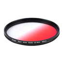 Ultra Thin Graduated Neutral Density Red ND Filter 58mm for DSLR Camera