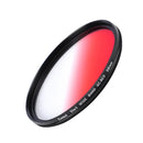 Ultra Thin Graduated Neutral Density Red ND Filter 58mm for DSLR Camera