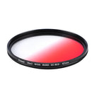 Ultra Thin Graduated Neutral Density Red ND Filter 67mm for DSLR Camera