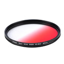 Ultra Thin Graduated Neutral Density Red ND Filter 82mm for DSLR Camera